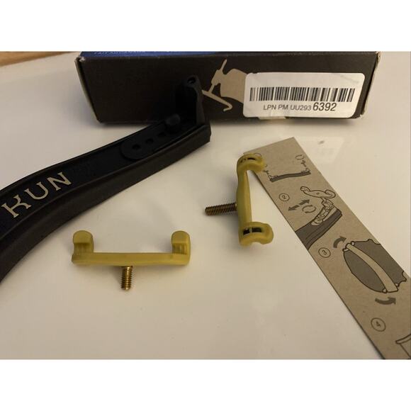 Kun Violin Shoulder Rest, Coussin Mini Original, 1/4-1/8, Black, New - Picture 6 of 9